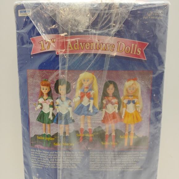 Vintage Sailor Moon 17" Sailor Jupiter Adventure Doll Irwin Toys 1990s NIB Rare - Picture 10 of 16